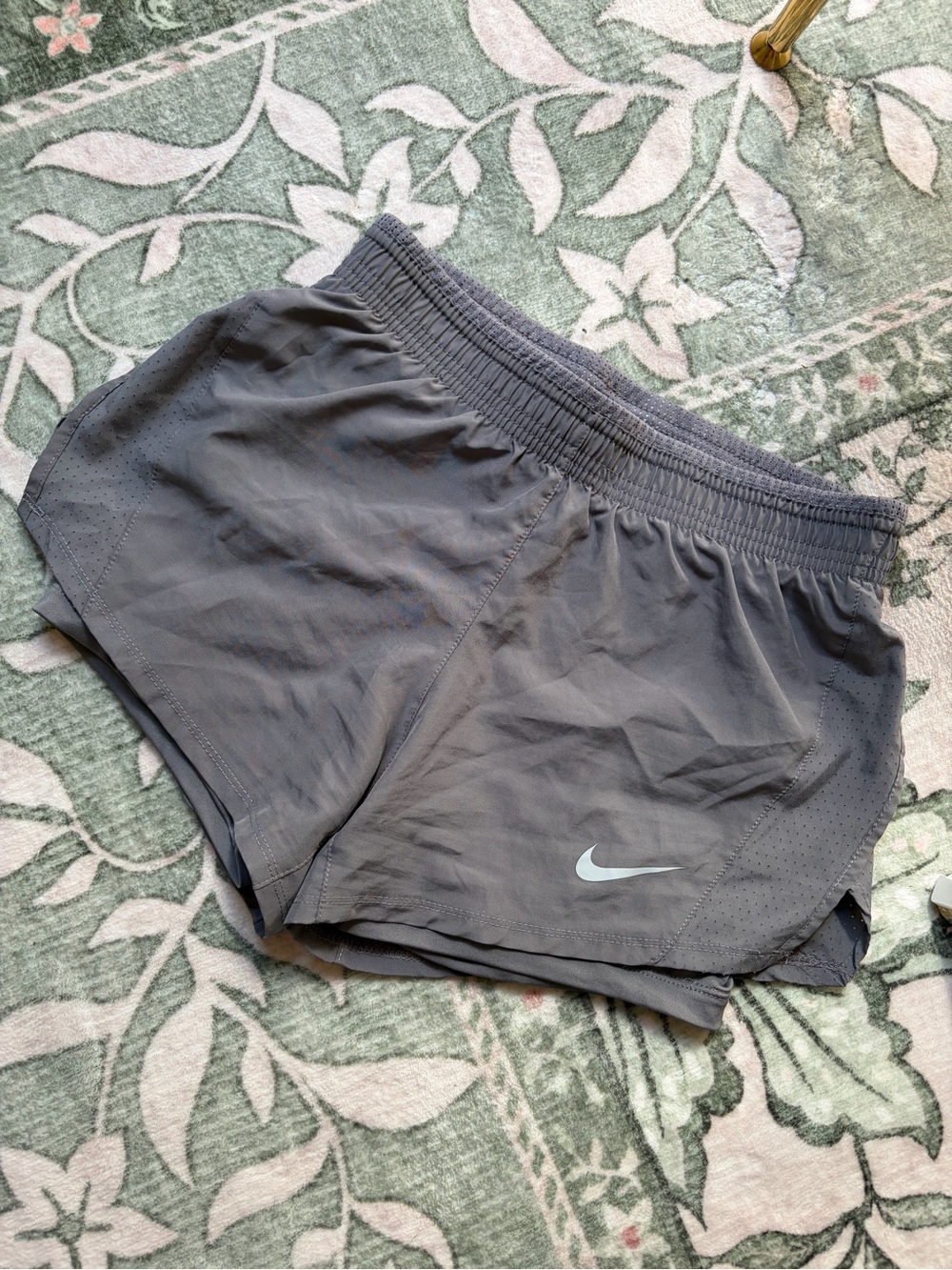 Nike Women's Gray Performance Running Shorts